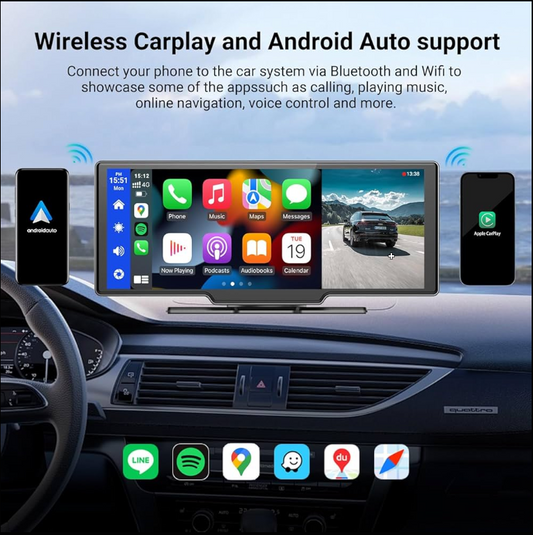 Andromeda Car Player DVR Navigation with 9-10 Inch OLED Touch Screen GPS Amplifier DSP OBD2 Functions Portable Camry Car Radio