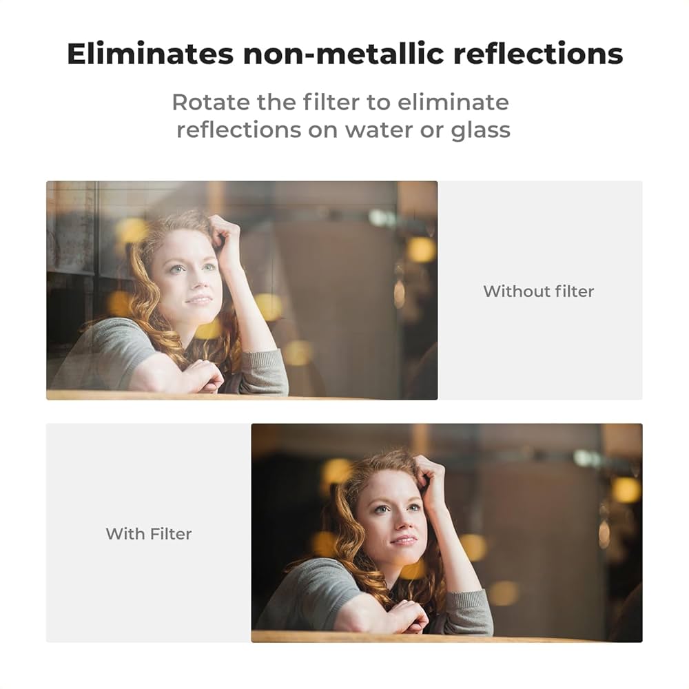 52mm Clip-on CPL Phone Camera Lens Filter Kit - K&F Concepts