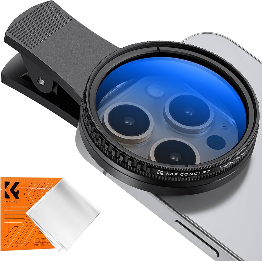 52mm Clip-on CPL Phone Camera Lens Filter Kit - K&F Concepts