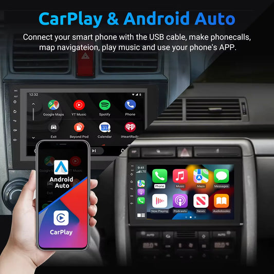 Andromeda Car Player DVR Navigation with 9-10 Inch OLED Touch Screen GPS Amplifier DSP OBD2 Functions Portable Camry Car Radio