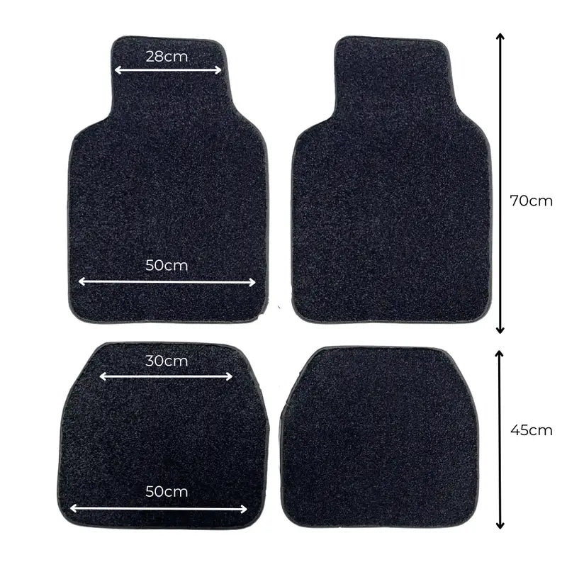 Starlight Waterproof Car Floor Mats 4PC 100+ Colors USB Universal Fit