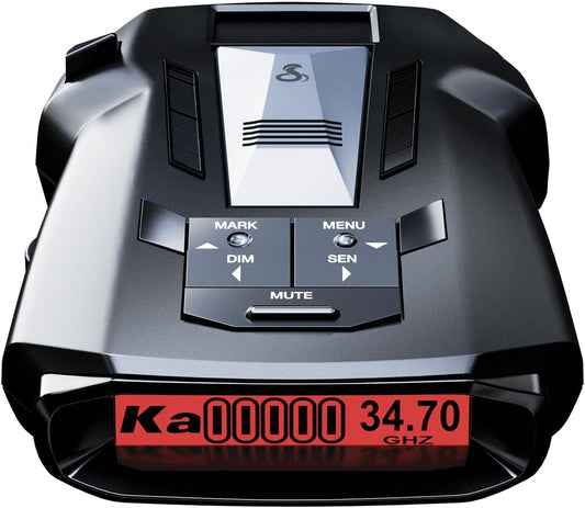 RAD 700I Laser Radar Detector - Premium Detection Range, Autolearn Intelligence, Advanced Filtering Software, Apple Carplay and Android Auto Compatible, Laser Eye Front and Rear Detection